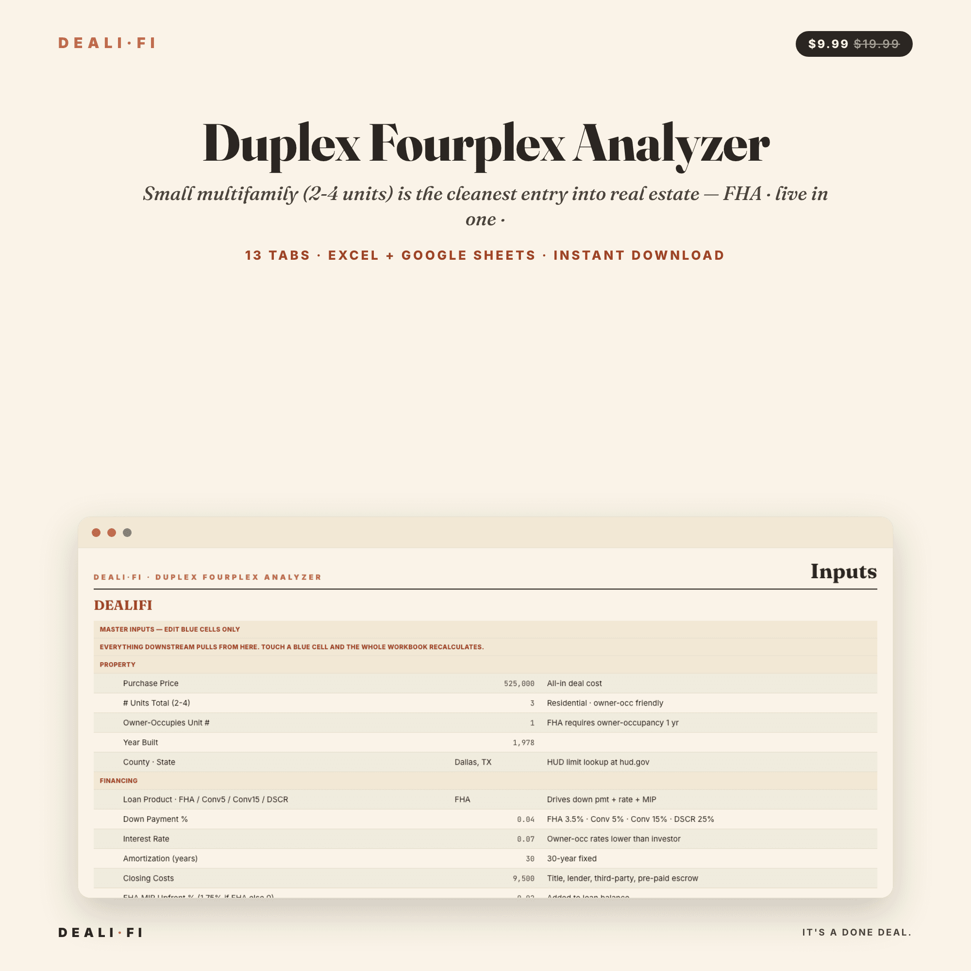 Duplex Fourplex Analyzer